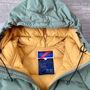 BEST MADE CO Classic Pullover Puffer Jacket Hood Goose Down Coat 850 XS